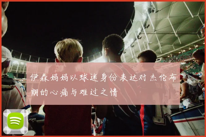伊森妈妈以球迷身份表达对杰伦布朗的心痛与难过之情